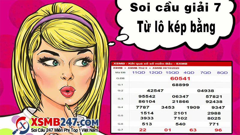 Soi cầu giải 7 từ kép bằng